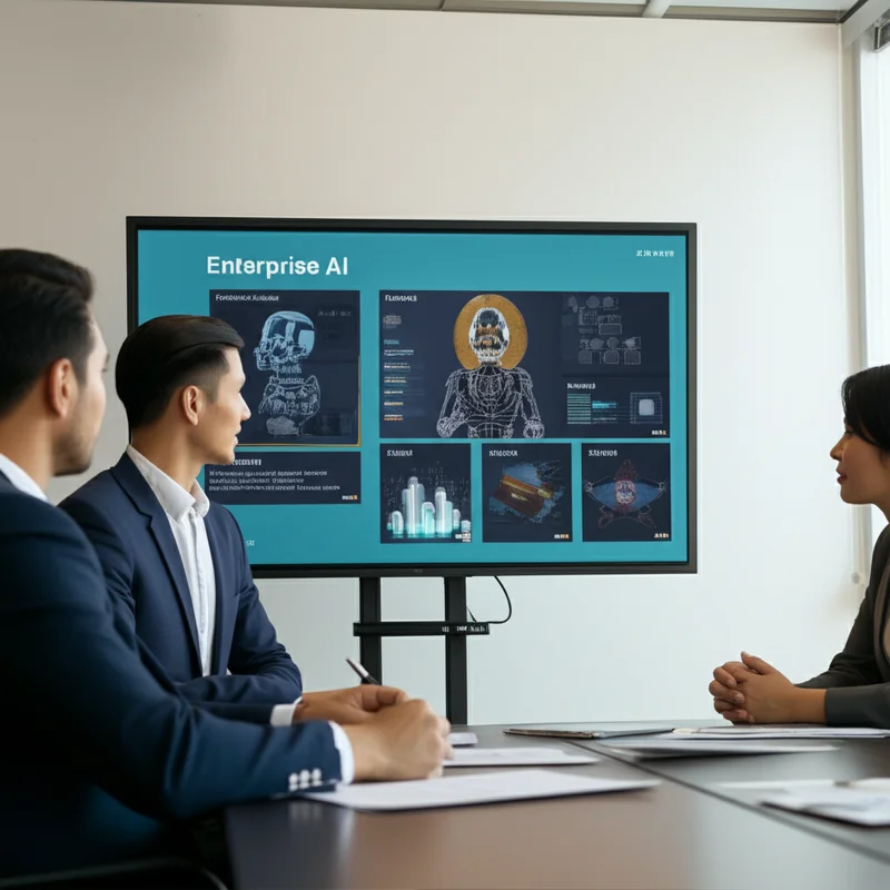 Perundingan AI bersama eksekutif C-level dan pasukan pengurusan